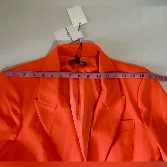 Generation Love NWT Hudson Crepe Blazer Size L Papaya Orange - Picture 9 of 13